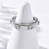 Brass Micro Pave Clear Cubic Zirconia Cuff Rings for Women RJEW-Q009-11P-1