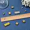 10 Bags Brass Magnetic Clasps with Loops KK-FS0002-02P-5