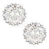 2Pcs Alloy Rhinestone Shoe Decorations AJEW-FG0003-72A-1