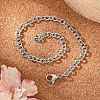 Tarnish Resistant 304 Stainless Steel Cable Chain Bracelets BJEW-M188-06-1