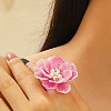 Plastic & Imitation Pearl & Brass Finger Rings for Women FS-WG6C53A-01-1