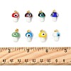 16Pcs 8 Colors Handmade Lampwork Pendants LAMP-FS0001-47-5
