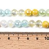 Electroplate Glass Beads Strands EGLA-D300-06-8mm-16-5