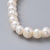 Stretch Grade A Natural Freshwater Pearl Bracelets BJEW-JB04623-4