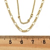 Brass Double Layer Necklaces NJEW-D302-53G-5