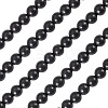 1 Strand Natural Shungite Beads Strands G-TA0003-34B-2