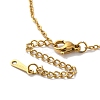 PVD Vacuum Plating 201 Stainless Steel Necklaces NJEW-H033-01G-P-3