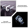 Globleland 48Pcs 2 Style  Transparent Plastic Anti-slip Tablecloth Clips AJEW-GL0002-15-5