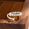 Brass Cuff Open Rings for Women WG87655-01-5