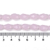 Electroplate Imitation Jade Glass Beads Strands LS-EGLA-N013-J8mm-D01-4