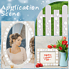 250Pcs Acrylic Self Adhesive Mirror Wall Stickers AJEW-SP0001-21A-6