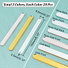 AHADEMAKER 60Pcs 3 Colors Reusable Acrylic Mirror Cakesicle Sticks DIY-GA0004-06-2