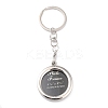 Zinc Alloy Keychain Cabochon Settings KEYC-B040-01P-1