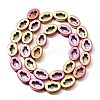 Electroplated Synthetic Non-magnetic Hematite Beads Strands G-L613-Z01-03I-2