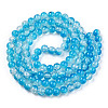 Transparent Crackle Baking Paint Glass Beads Strands LS-X2-DGLA-T003-01A-05-2
