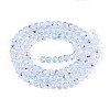 Transparent Glass Beads Strands X-EGLA-N016-4mm-02-2