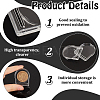 Transparent Acrylic Commemorative Coin Display Box ODIS-WH0030-96A-4