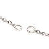 Tarnish Resistant 304 Stainless Steel Cable Chains Necklace Makings LS-AJEW-P119-04A-P-2