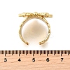 Brass Cuff Rings for Women RJEW-F183-02A-G-5