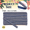 Polyester Centipede Braided Wavy Ribbon OCOR-WH0070-319C-2