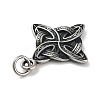 304 Stainless Steel Pendants STAS-G343-01AS-2