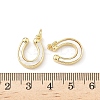 Brass Pave Natural White Shell Pendants X-KK-B141-09G-3