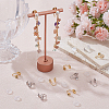 20Pcs 2 Colors Brass Clip-on Earring Converters Findings KK-BC0014-96A-4