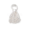 925 Sterling Silver Dandelion Flower Charms STER-D300-25S-1