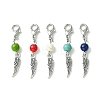 30Pcs Alloy Wing Pendant Decorations HJEW-JM01379-30A-1