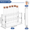 Acrylic Multi-Use Colorimetrical Cylinder Tube Display Racks DIY-OC0013-10B-2