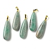 Natural Amazonite Pendants G-Q192-07G-04-1
