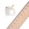 Transparent Glass Pendants PALLOY-JF05262-02-4