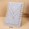 Velvet Necklace Display Stands PW-WG51376-04-1