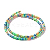 Handmade Polymer Clay Beads Strands CLAY-R089-3mm-008-3