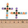 304 Stainless Steel Colorful Enamel Pendants STAS-P410-03G-3
