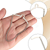4Pcs Brass Hanging Chains Collar Pins Tie Clips AJEW-SC0004-04A-4
