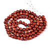 Baking Paint Glass Beads Strands DGLA-N016-8mm-06-2