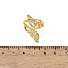 Brass Adjustable Cuff Rings RJEW-C139-16A-G-5
