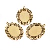 Tibetan Style Pendant Cabochon Settings LS-TIBEP-553-AG-FF-2