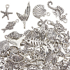 60Pcs Tibetan Style Alloy Pendants FIND-SP0004-07AS-1
