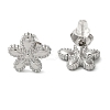 Non-Tarnish 304 Stainless Steel Embossing Stud Earrings EJEW-U001-06P-03-1