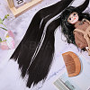 High Temperature Silk Hair Extensions Clip-in Synthetic Wig Piece for Women FIND-WH0400-27B-4