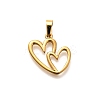 304 Stainless Steel Pendants STAS-B079-02G-04-1