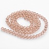 Transparent Glass Bead Strands GLAA-G013-10mm-90-3