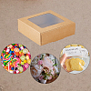 Kraft Paper Candy Storage Box CON-WH0084-90B-7