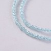 Glass Beads Strands EGLA-E057-02A-02-3