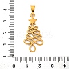 304 Stainless Steel Pendants STAS-P209-45G-5