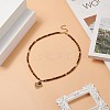 Natural Tiger Eye Beaded Necklaces NJEW-JN04226-04-6