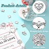 45Pcs 15 Styles Tibetan Styles Alloy Pendants FIND-YW0005-09-3