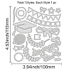 Graduation Theme Carbon Steel Cutting Dies Stencils DIY-WH0263-0252-3